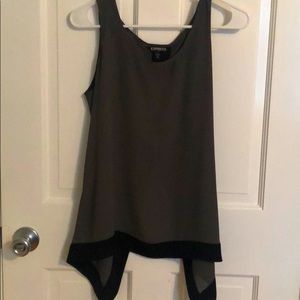 Hunter Green Tank/Blouse
